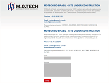 Tablet Screenshot of motech.com.br